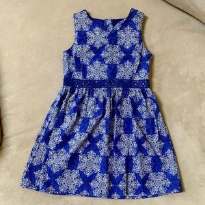 Nautica Sleeveless Dress With Mandala Pattern